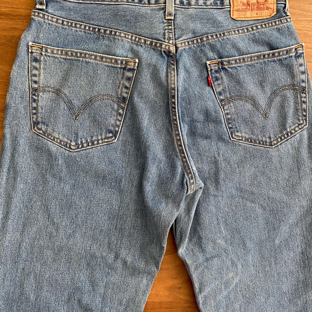 Levi’s 550 Relaxed Fit Jeans Men’s 34x30 Blue Classic Dad Denim - Picture 7 of 7